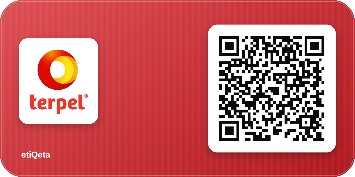 Custom-branded asset tag with QR code