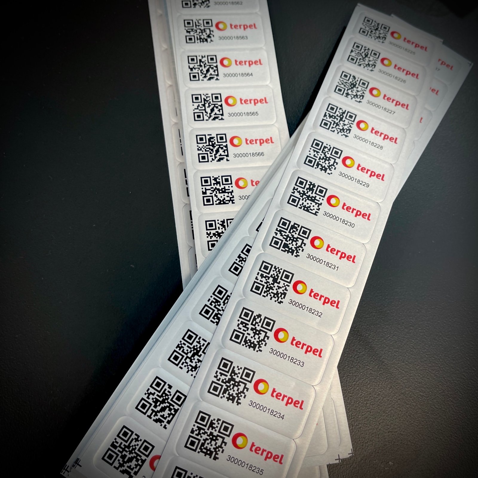 Etiqueta QR en uso